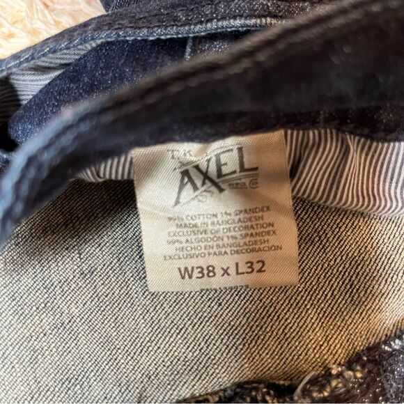 TK AXEL Dark Wash Slim Boot Jeans Size 38x31 - Picture 2 of 8